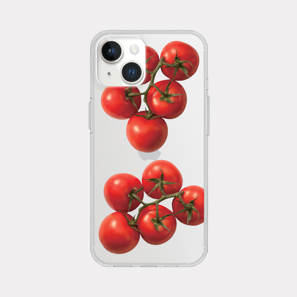 red tomato 디자인 [클리어 폰케이스]아이폰14 13 12 미니 mini 엑스 프로 pro max 맥스 갤럭시 Z플립 스마트 변색없는 젤리 감성