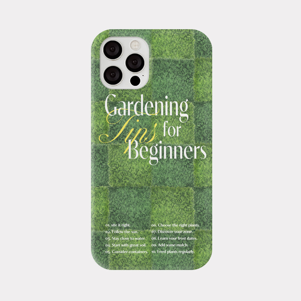 gardening tips 디자인 [하드 폰케이스]아이폰14 13 12 미니 mini 엑스 프로 pro max 맥스 갤럭시 Z플립 핸드폰 감성
