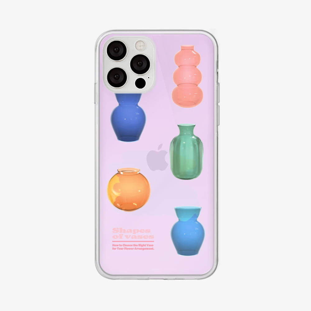 shapes of vases 디자인 [글로시미러 폰케이스]아이폰14 13 12 미니 mini 엑스 프로 pro max 맥스 갤럭시 Z플립 스마트 변색없는 젤리 감성