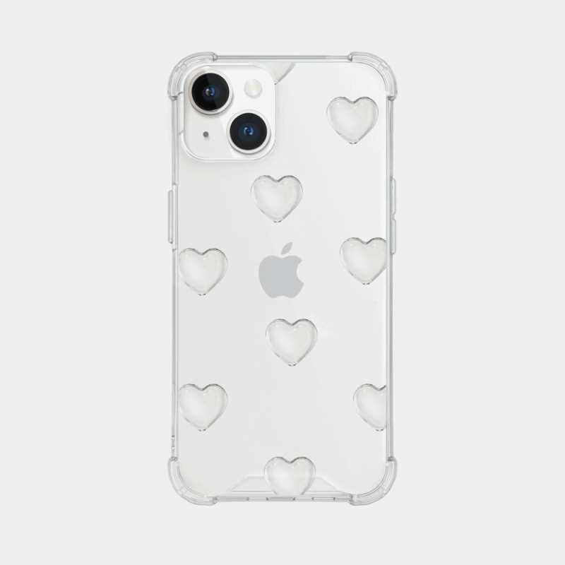 pure love 패턴 디자인 [탱크투명 폰케이스]아이폰14 13 12 미니 mini 엑스 프로 pro max 맥스 갤럭시 Z플립 스마트 변색없는 젤리 감성