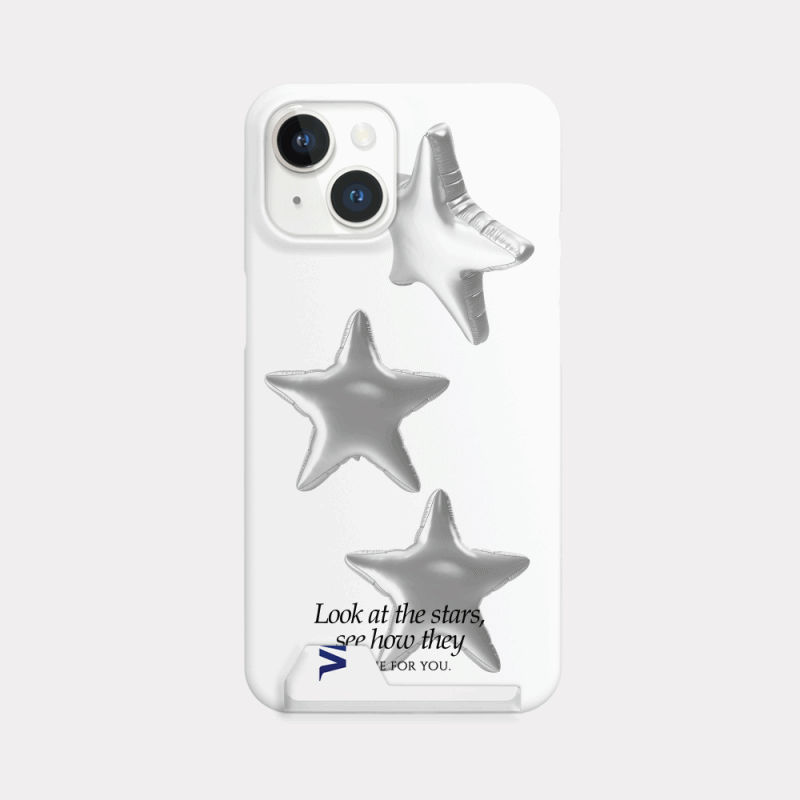balloon shinning star 디자인 [카드수납 폰케이스]아이폰14 13 12 미니 mini 엑스 프로 pro max 맥스 갤럭시 Z플립 핸드폰 감성