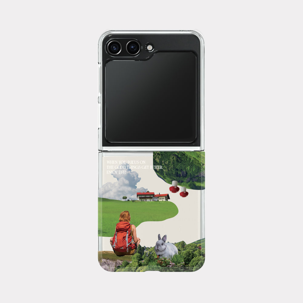 get better 디자인 [제트플립 클리어하드 폰케이스]아이폰14 13 12 미니 mini 엑스 프로 pro max 맥스 갤럭시 Z플립 스마트 변색없는 젤리 감성