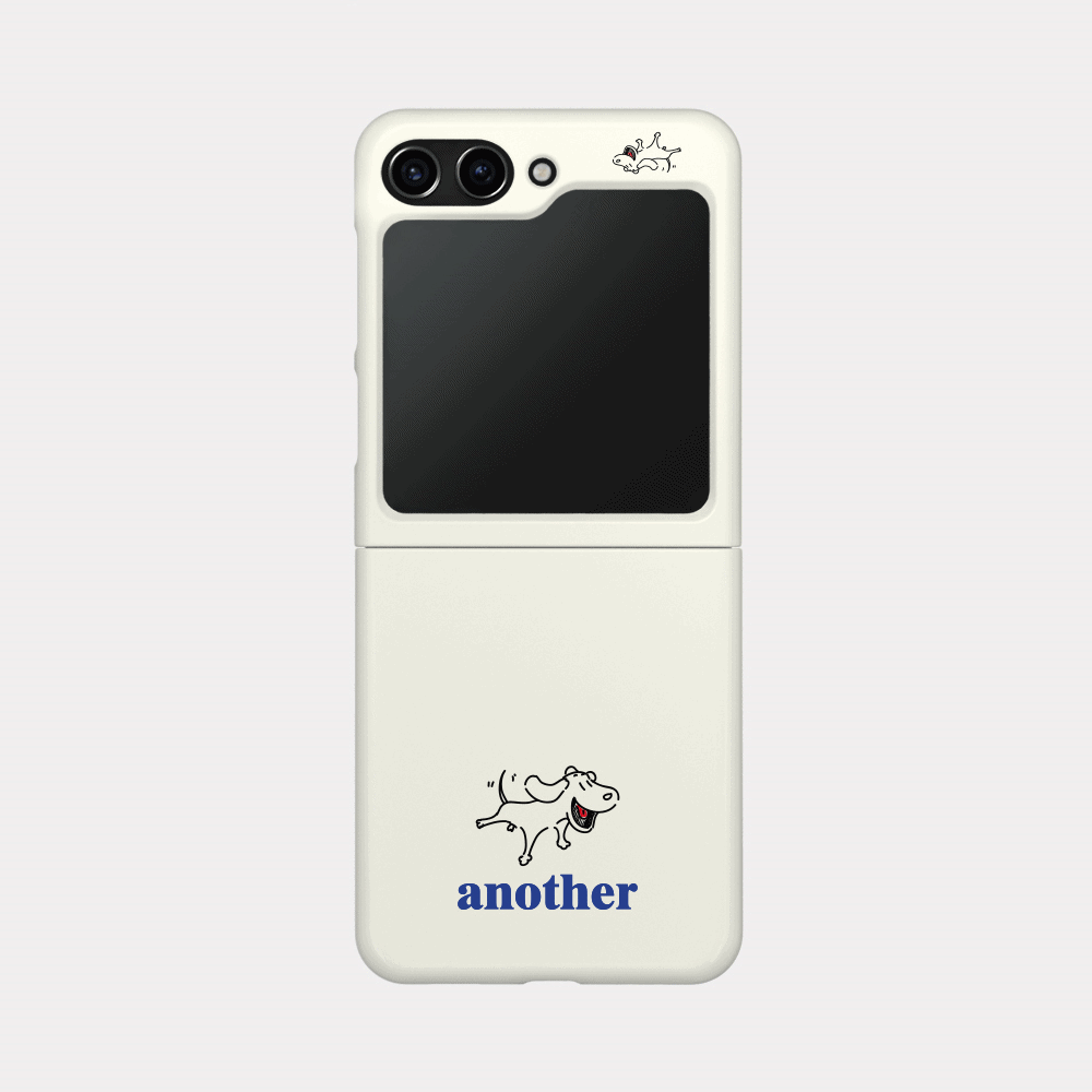 [유기견후원] 어나덜도그 디자인 [제트플립 하드 폰케이스]아이폰14 13 12 미니 mini 엑스 프로 pro max 맥스 갤럭시 Z플립 핸드폰 감성